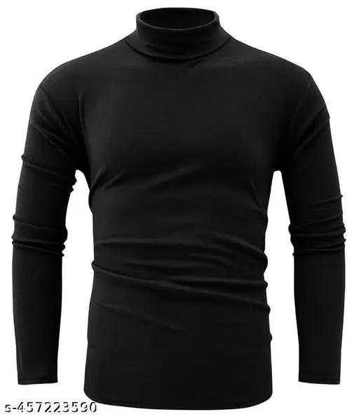 Cotton Blend SweatShirt for Men, Black (S)
