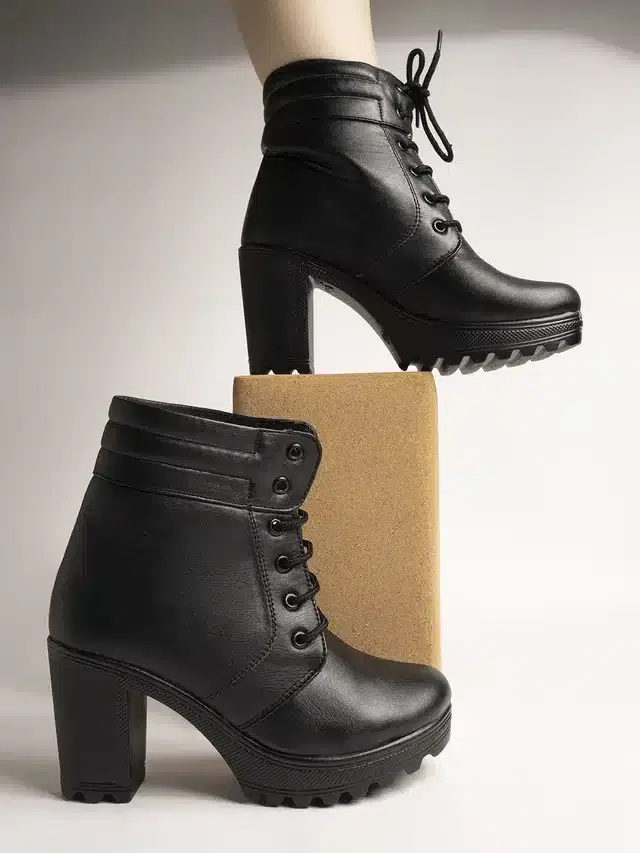 Boots for Women (Black, 38)