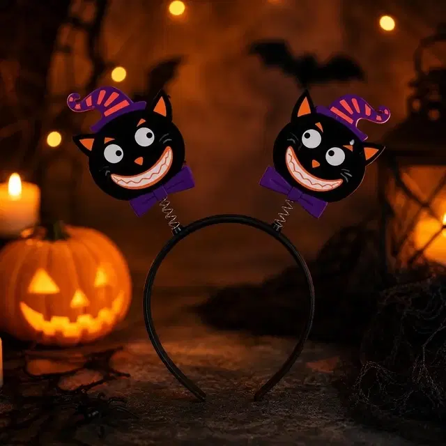 Picfest Black Cat Halloween Headband