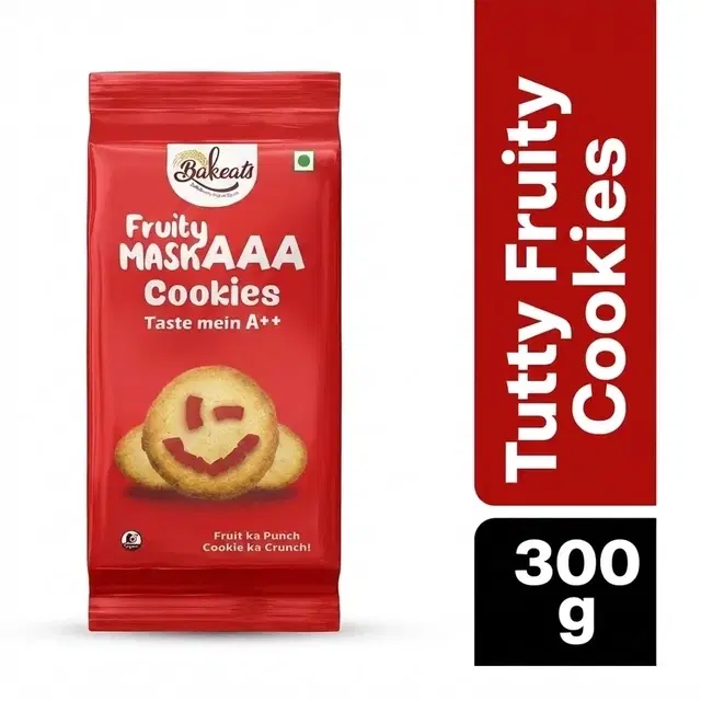 Bakeats Tutty Fruity Cookies 300 g