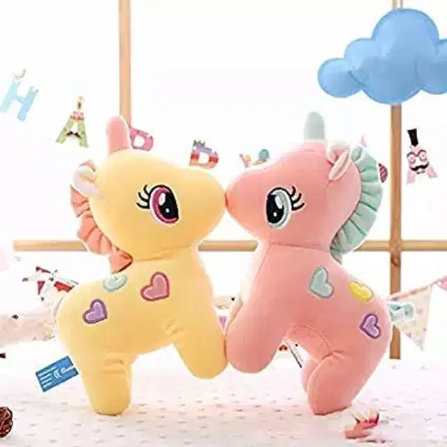 Stuffed Soft Toys for Kids, Pack of 2, Multicolor