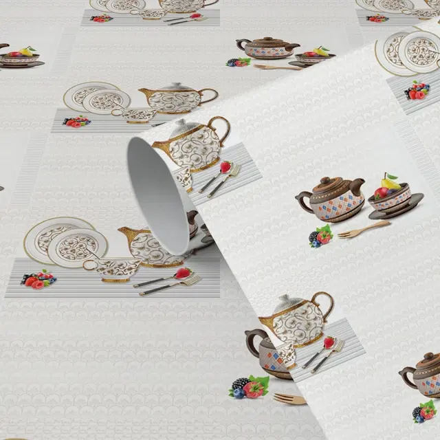 Vinyl Self Adhesive Wall Stickers for Home Decoration, Multicolor, 200x40 cm