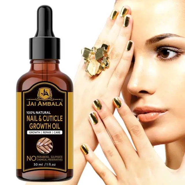 Jai Ambala 100% Pure Nails Strong Oil For Cuticle Care Nails Growth & Strength, 30 ml, B-9