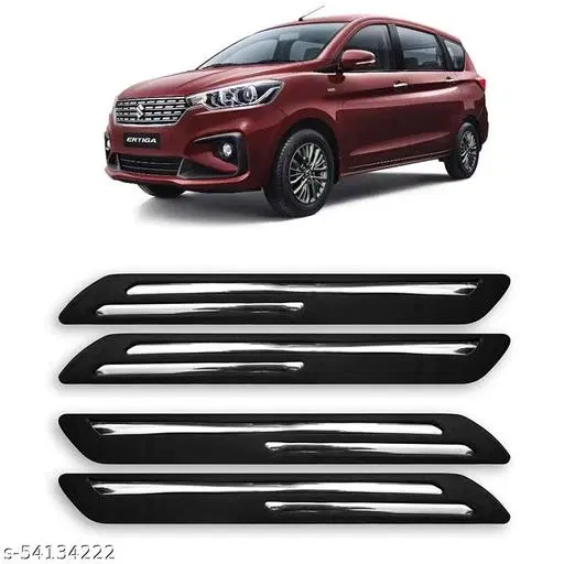 Rubber Car Bumper Protector, Multicolor, Pack of 4