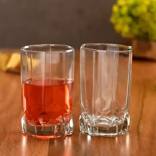 Liquor cum Cocktail Glasses, Transparent, 300 ml, Pack of 2