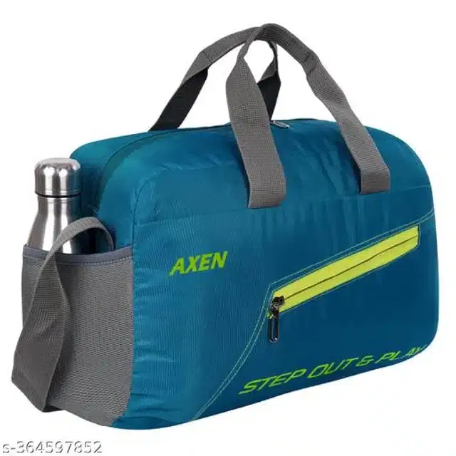 Polyester Gym Bag for Men & Women, Blue
