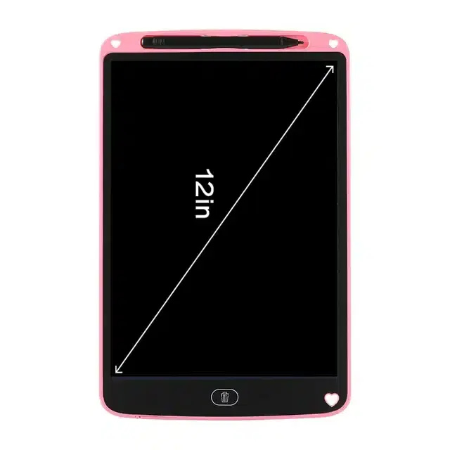 Flinge LCD Writing Tablet for Kids, Multicolor, 12 Inches