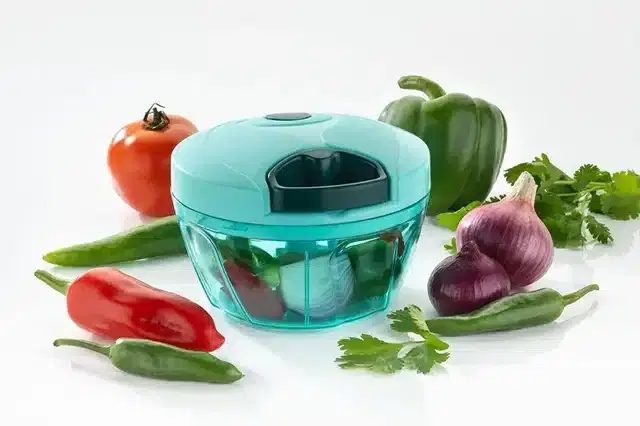 Manual Vegetable Chopper, Green, 450 ml