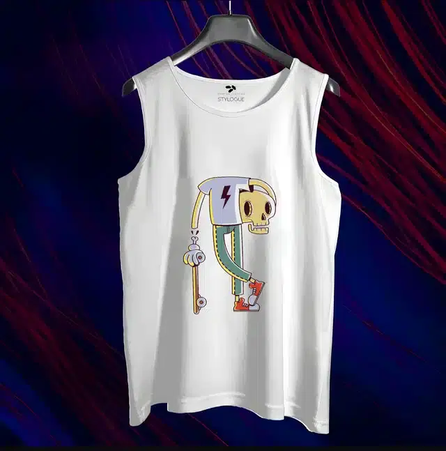 Vest for Men (White, M)