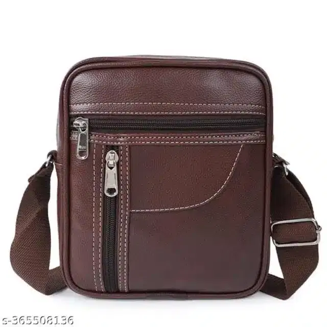 Sling Bag for Men & Women, Brown