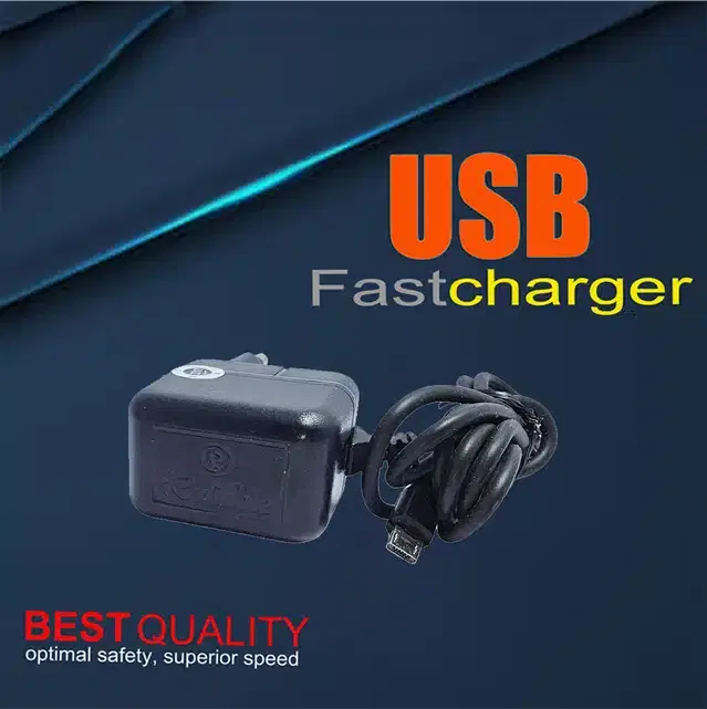 Ultra Fast Micro USB Mobile Charger, Black