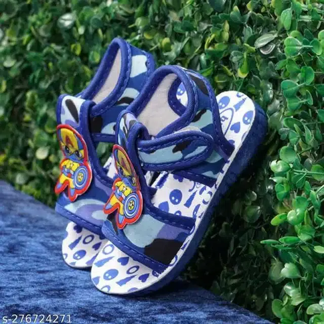 Velcro Sandals for Infants (Multicolor, 9-12 Months)