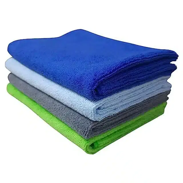 Microfiber Multipurpose Kitchen Napkins, Multicolor, Pack of 4