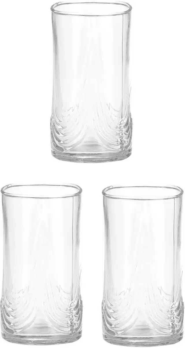 Liquor cum Cocktail Glasses, Transparent, 300 ml, Pack of 3