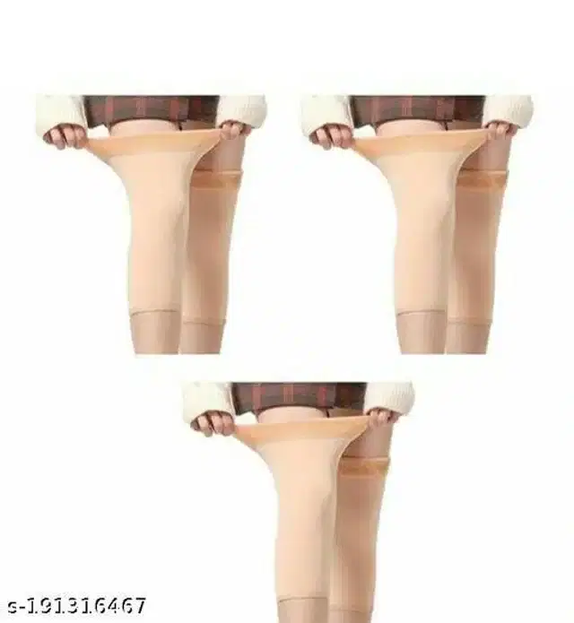 Woolen Knee Protector, Beige, Set of 3