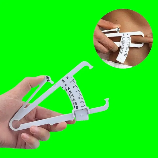 Lightweight Eco-Friendly Body Fat Measuring Caliper, Multicolor, Pack of 1