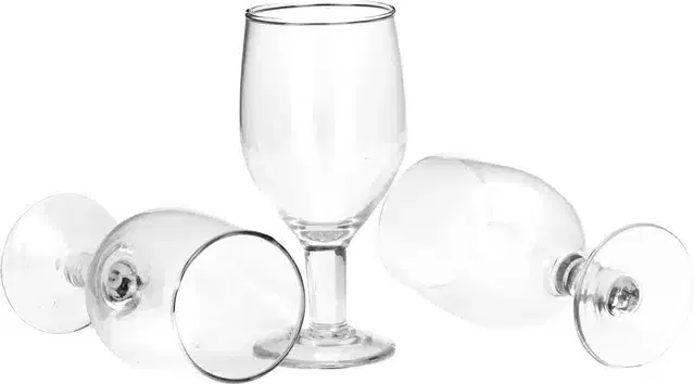 Liquor cum Cocktail Glasses, Transparent, 180 ml, Pack of 3