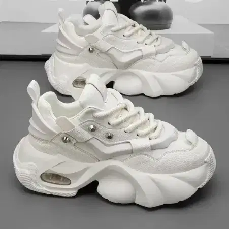 PVC Casual Shoes for Men, White (8)
