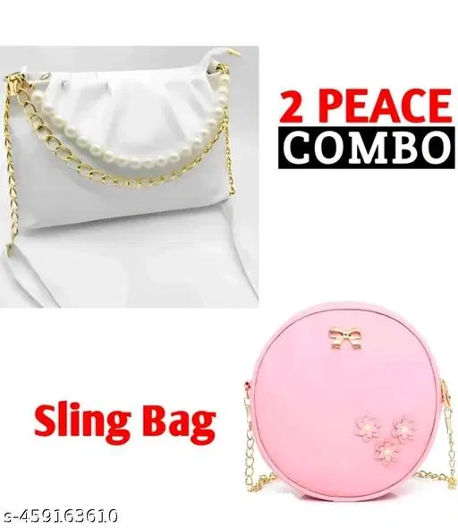 Crossbody Bags & Sling Bags for Women (White)