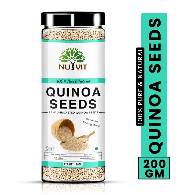 Nutvit Raw Unroasted White Quinoa, 200 g