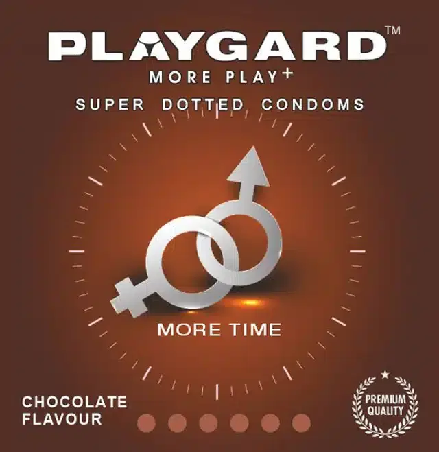 Playgard More Play Super Dotted Condoms, Set of 1