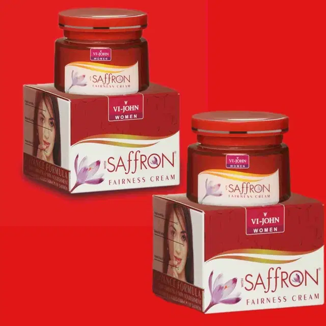Vi-John Saffron Fairness Cream, 50 g, Pack of 2