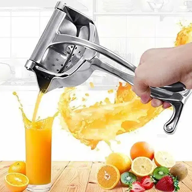 Aluminium Manual Fruit Press Juicer, Silver