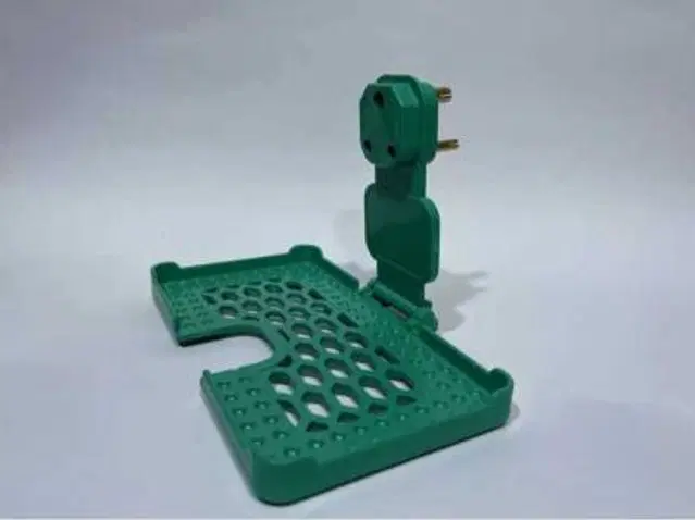 Plastic Wall Mobile Charging Holder, Green