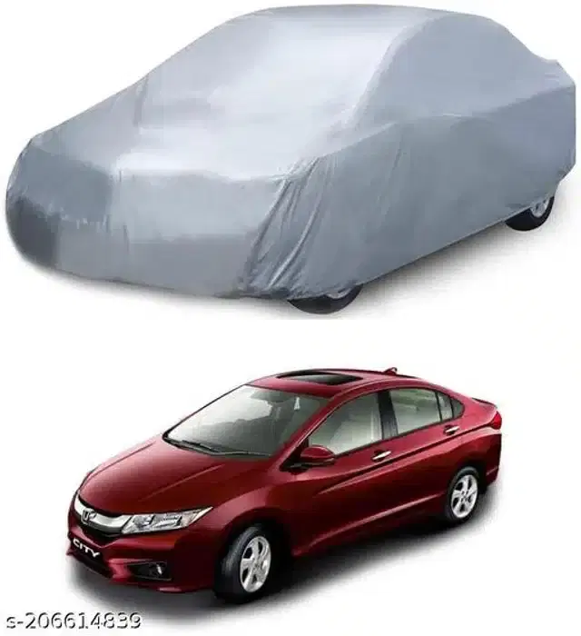 Taffeta Waterproof Car Cover for Honda City i-Vtec, Multicolor