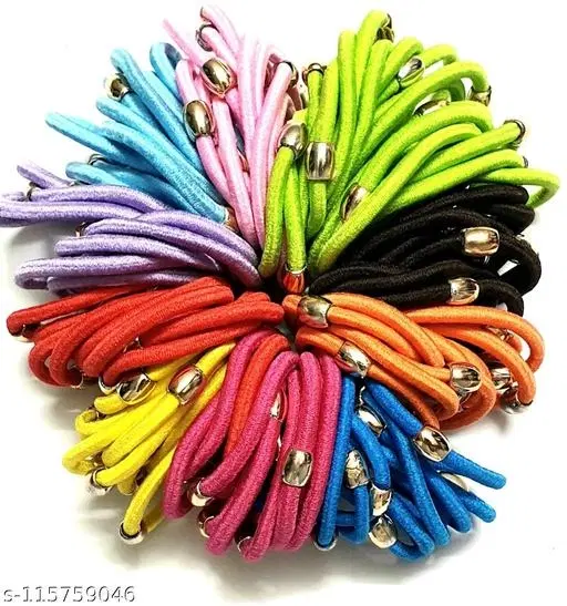 Rubber Band & Scrunchies for Women (Multicolor, Pack of 1)