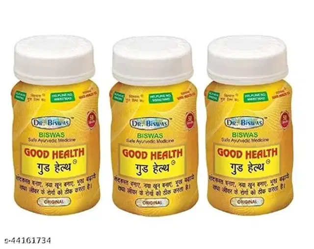 DR Biswas Good Health Safe Ayurvedic Medicine, Pack of 3 For Liver Health