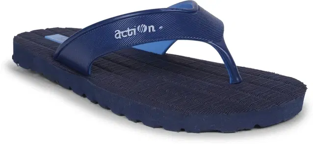 action Solid Slippers (Blue, 6)