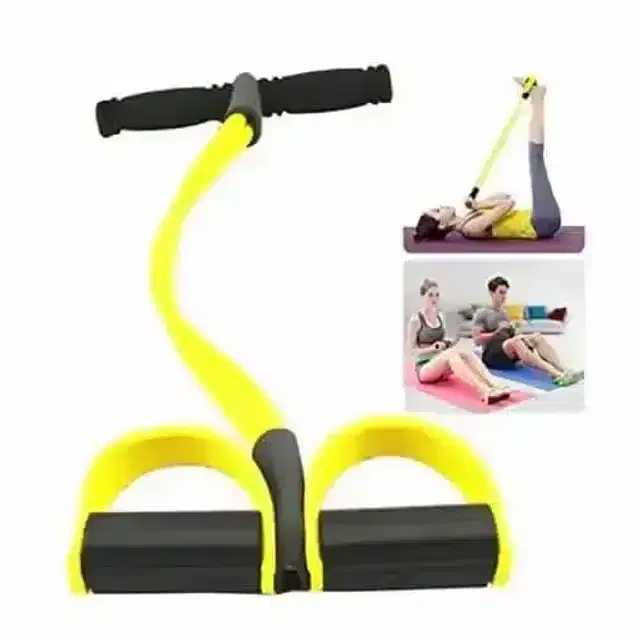 K Kudos Pull Reducer Training Bands 4 Tubes Body Trimmer Pedal Exerciser Yoga Crossfit Exercise Arm Exercise