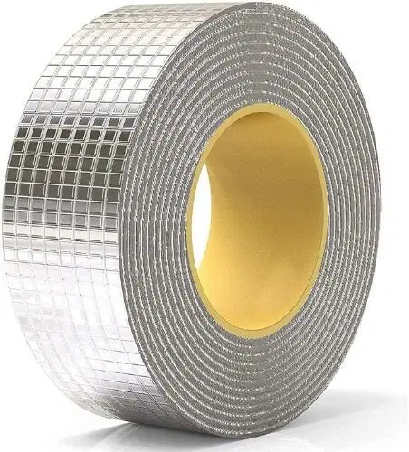 Aluminium Single Sided Self Adhesive Tape, Silver, 5 m
