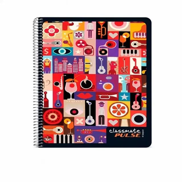Classmate Single Line A4 6-Subject Notebook, 29.7 X 21 Cm, Spiral Soft Cover, 314 Pages, Pack Of 1