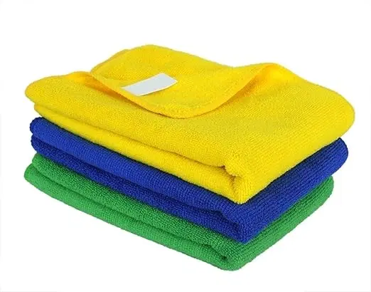 Microfiber Cloths for Vehicles Cleaning, Multicolour, Pack of 3