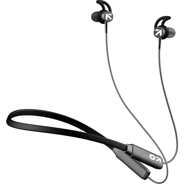 Goboult EQCharge 32Hrs Battery, Clear Calling Enc Mic, Fast Charging Bluetooth Headset (Black, In The Ear)