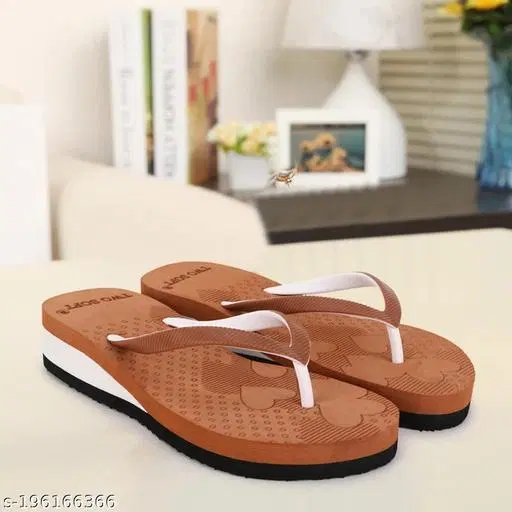 Flip-flops for Women (Brown, 4)