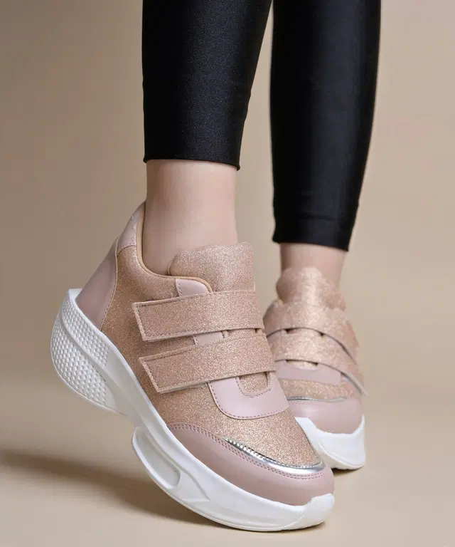 JM Looks Elegant Heels for Women (Peach, 3)