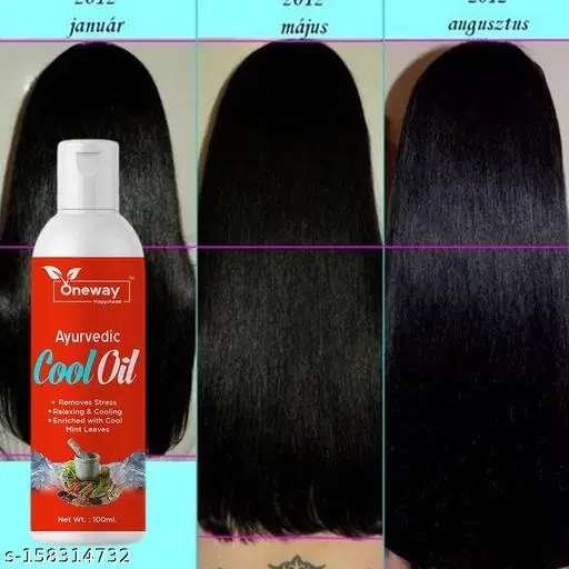Oneway Happiness Thanda Thanda Cool-Cool Hair Oil (100 ml)