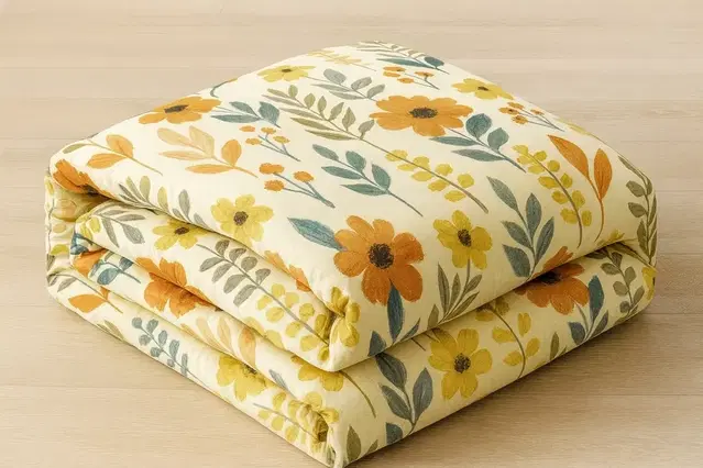 Sarangi Printed Floral Comforter 1.5Kg for Winter Multicolor 90x90inch