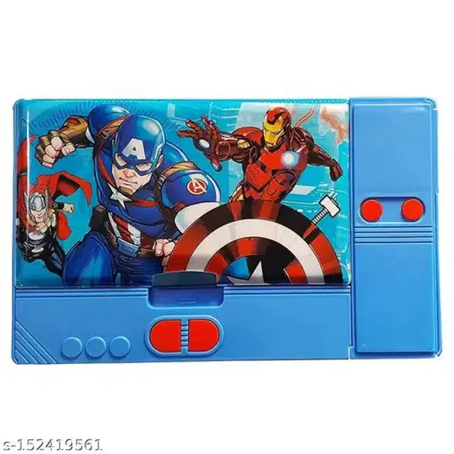 Cartoon Theme Pencil Case for Kids, Assorted