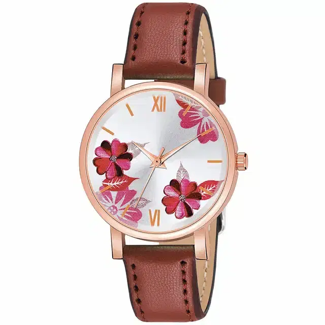 Analog Watch for Women (Brown)