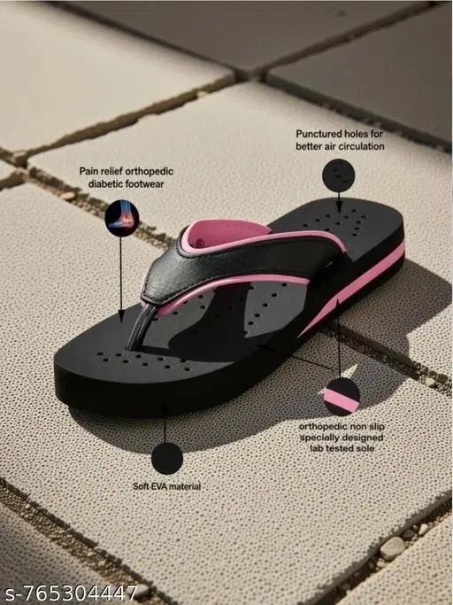 Flipflop for Women, Black (9)