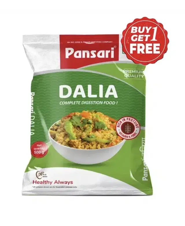 Pansari Daliya 2X500 g (Pack of 2)