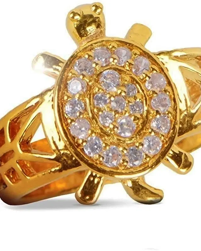 BHARDWAJ RETAILS BHARDWAJ RETAILS - Brass Religious Ring, Pack of 1 (Assorted) (BR36)