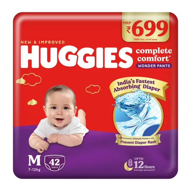 Huggies Complet Comfort Wonder Pants ,M (42 Counts)