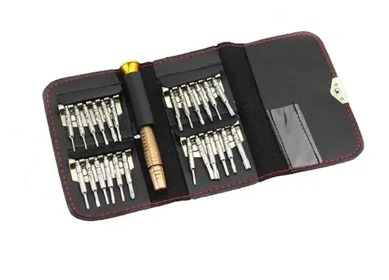 Stainless Steel 25 in 1 Screwdriver Tool Kit, Multicolor, Set of 1