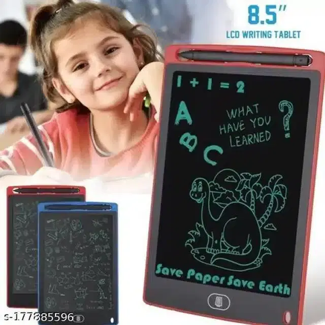 Digital Notepad with Pen for Kids, Pack of 2, Black, 8.5 inches