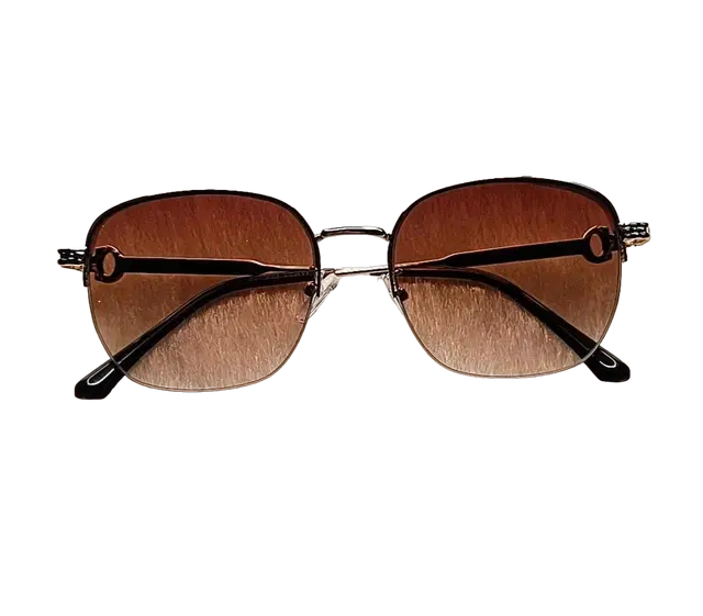 UV Protected Stylish Sunglass for Women (Brown)